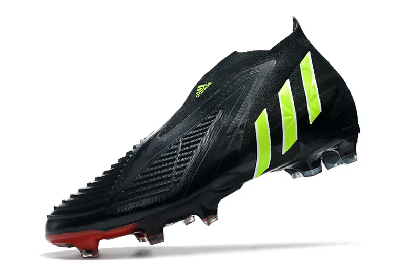 Adidas Predator Edge+ Laceless FG - Black/Neon Green/Red