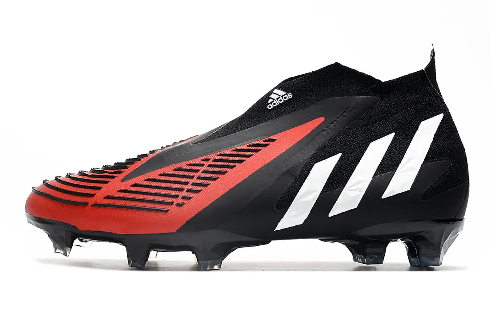 Adidas Predator Edge+ Laceless FG - Red/Crimson Blaze/Classic Black