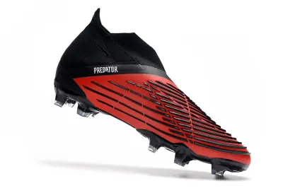 Adidas Predator Edge+ Laceless FG - Red/Crimson Blaze/Classic Black