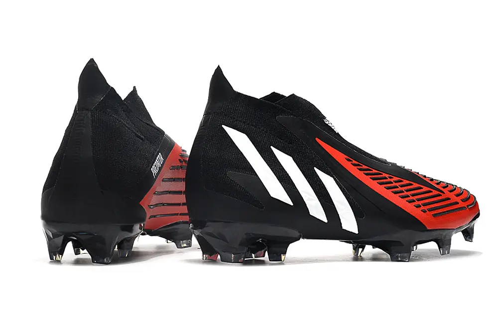 Adidas Predator Edge+ Laceless FG - Red/Crimson Blaze/Classic Black