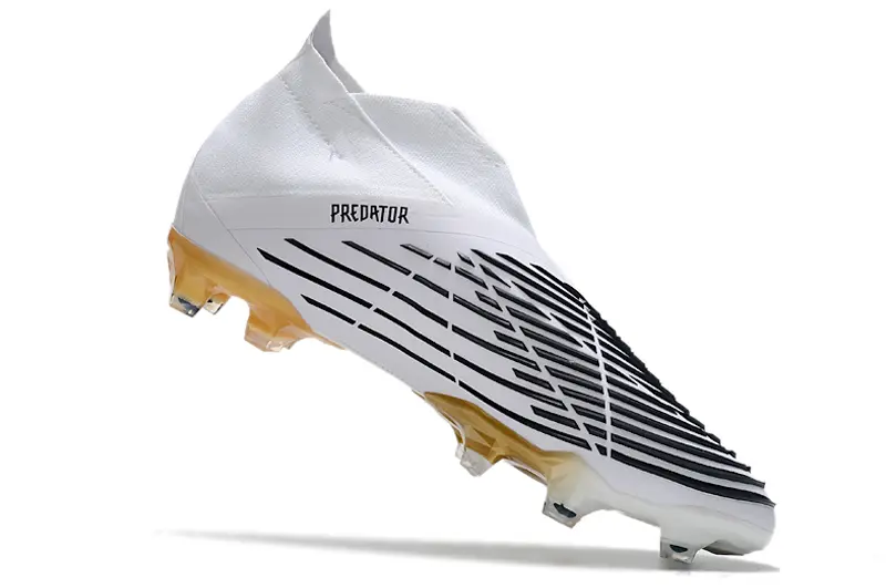 Adidas Predator Edge+ Laceless FG - White/Black/Gold
