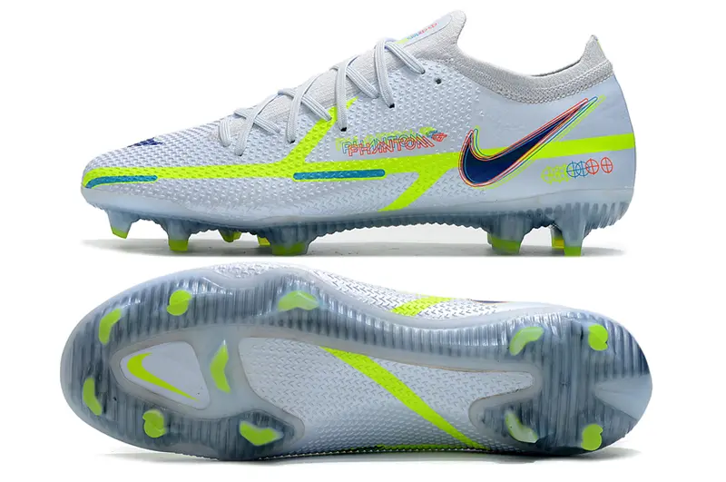 Nike Phantom GT 2 Elite FG - White/Vibrant Yellow/Deep Blue