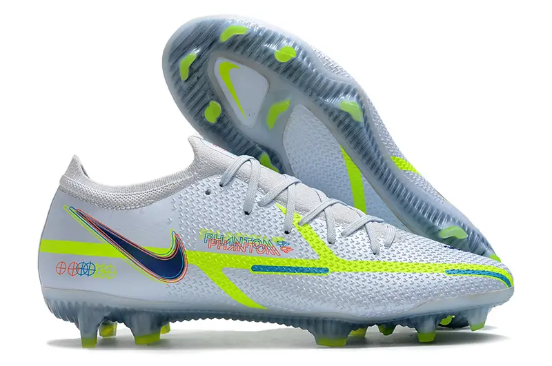 Nike Phantom GT 2 Elite FG - White/Vibrant Yellow/Deep Blue