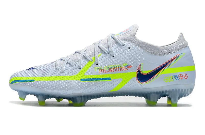 Nike Phantom GT 2 Elite FG - White/Vibrant Yellow/Deep Blue