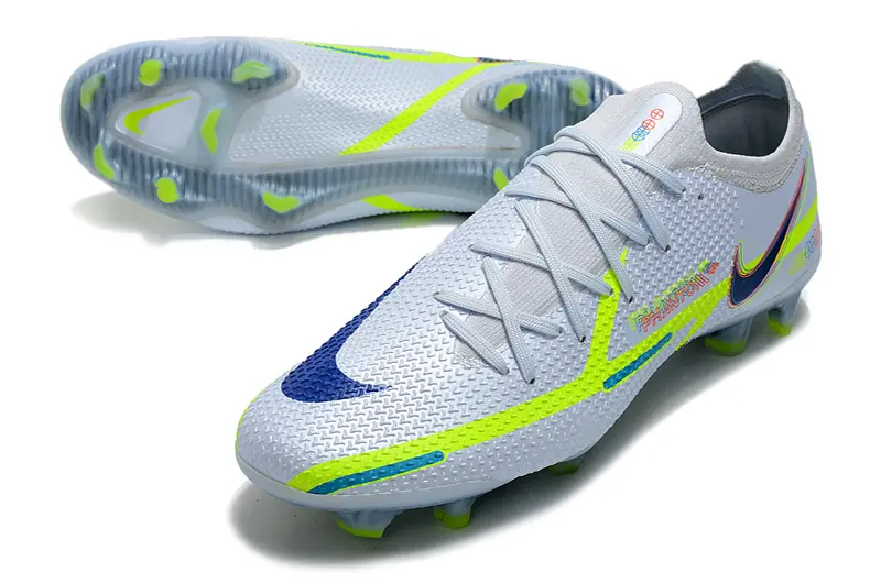 Nike Phantom GT 2 Elite FG - White/Vibrant Yellow/Deep Blue