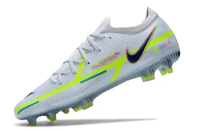 Nike Phantom GT 2 Elite FG - White/Vibrant Yellow/Deep Blue