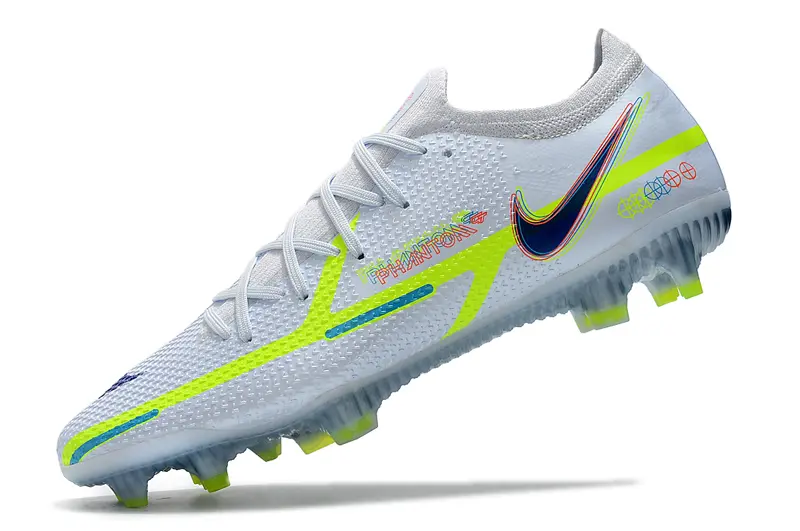 Nike Phantom GT 2 Elite FG - White/Vibrant Yellow/Deep Blue