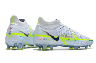 Nike Phantom GT 2 Elite DF FG - White/Vivid Lemon/Luminous Yellow