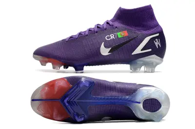 CR7 x Nike Mercurial Superfly 8 Elite FG - Purple/Vibrant Violet/Crisp White