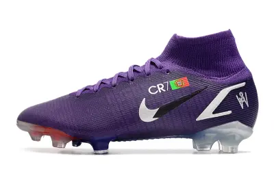 CR7 x Nike Mercurial Superfly 8 Elite FG - Purple/Vibrant Violet/Crisp White