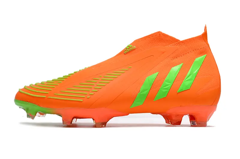 Adidas Predator Edge+ Laceless FG - Orange/Bright Neon/Green Flash