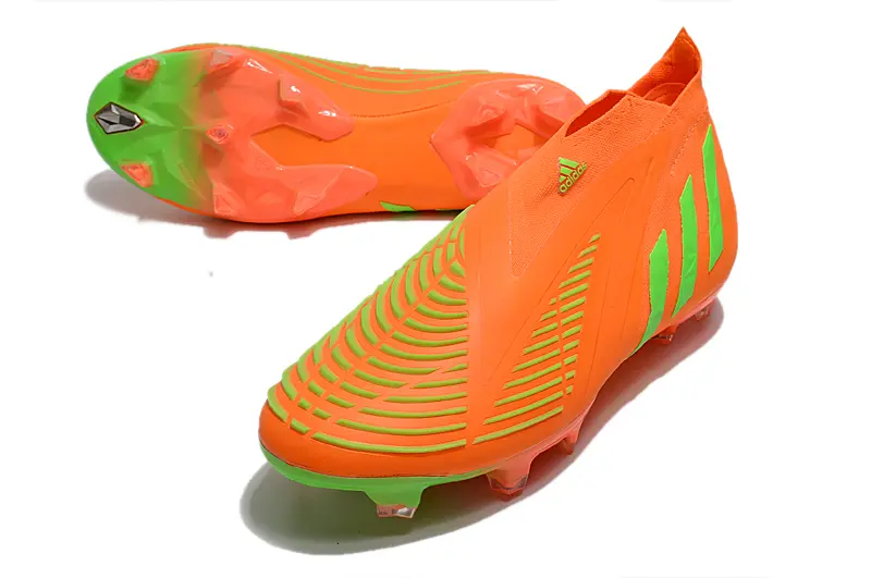 Adidas Predator Edge+ Laceless FG - Orange/Bright Neon/Green Flash