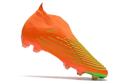 Adidas Predator Edge+ Laceless FG - Orange/Bright Neon/Green Flash
