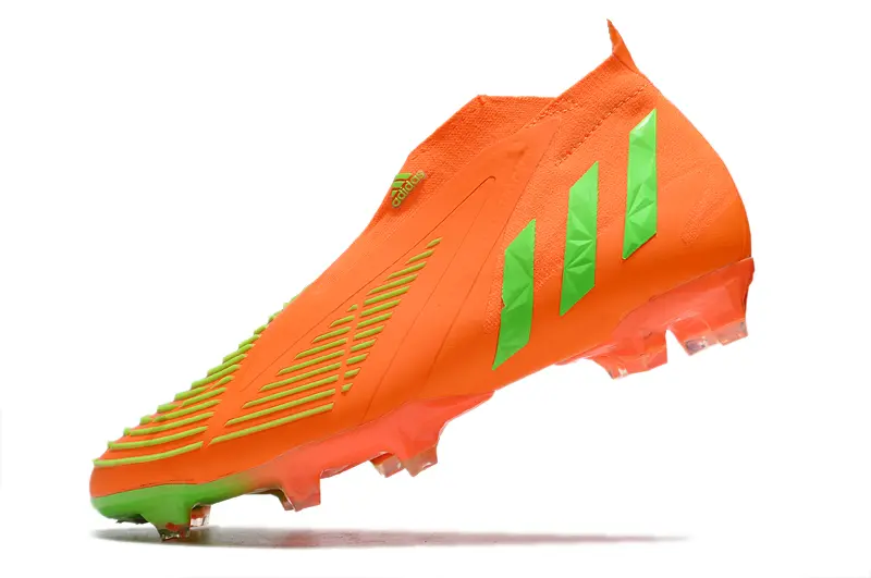 Adidas Predator Edge+ Laceless FG - Orange/Bright Neon/Green Flash