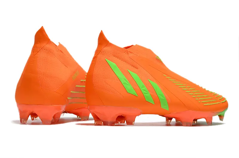 Adidas Predator Edge+ Laceless FG - Orange/Bright Neon/Green Flash