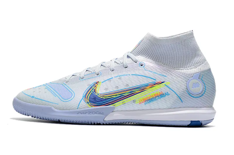 Nike Air Zoom Mercurial Superfly 9 Elite IC - Blue/Ice Blue/Neon Yellow