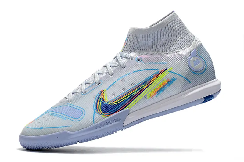 Nike Air Zoom Mercurial Superfly 9 Elite IC - Blue/Ice Blue/Neon Yellow