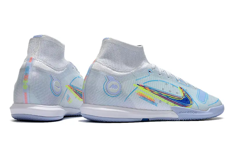 Nike Air Zoom Mercurial Superfly 9 Elite IC - Blue/Ice Blue/Neon Yellow