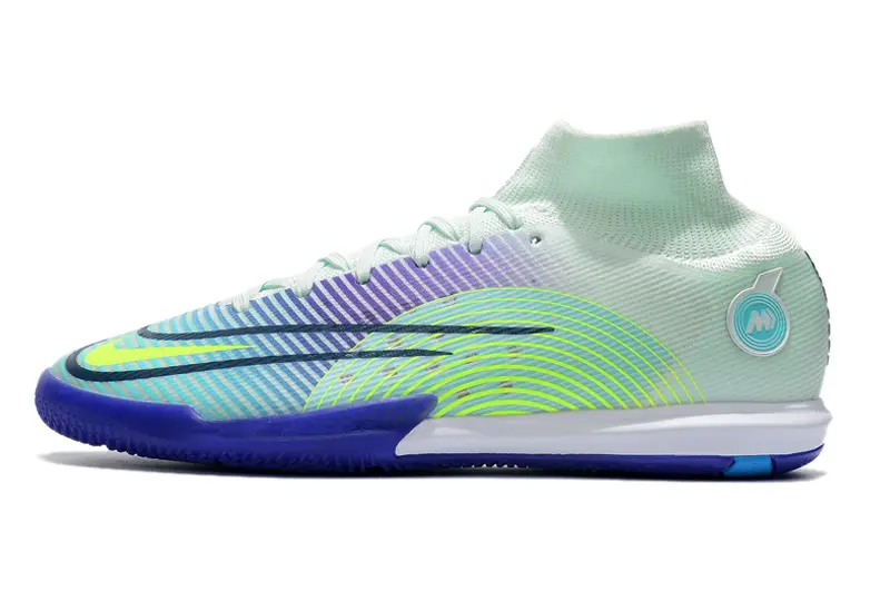 Nike Air Zoom Mercurial Superfly 9 Elite IC - Aqua/Electric Green/Navy Blue