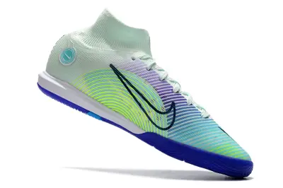 Nike Air Zoom Mercurial Superfly 9 Elite IC - Aqua/Electric Green/Navy Blue