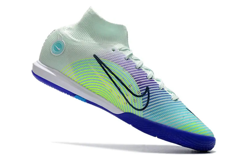 Nike Air Zoom Mercurial Superfly 9 Elite IC - Aqua/Electric Green/Navy Blue
