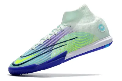 Nike Air Zoom Mercurial Superfly 9 Elite IC - Aqua/Electric Green/Navy Blue