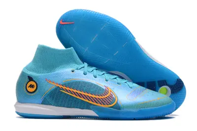 Nike Air Zoom Mercurial Superfly 9 Elite IC - Aqua/Electric Blue/Neon Orange