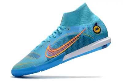 Nike Air Zoom Mercurial Superfly 9 Elite IC - Aqua/Electric Blue/Neon Orange