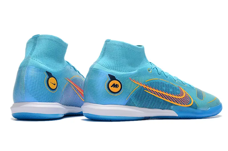Nike Air Zoom Mercurial Superfly 9 Elite IC - Aqua/Electric Blue/Neon Orange