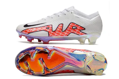 Nike Air Zoom Mercurial Vapor 15 Elite FG - White/Electric Coral/Reflective Prism