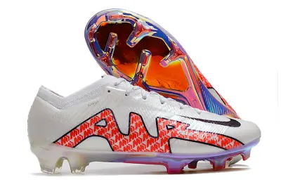 Nike Air Zoom Mercurial Vapor 15 Elite FG - White/Electric Coral/Reflective Prism