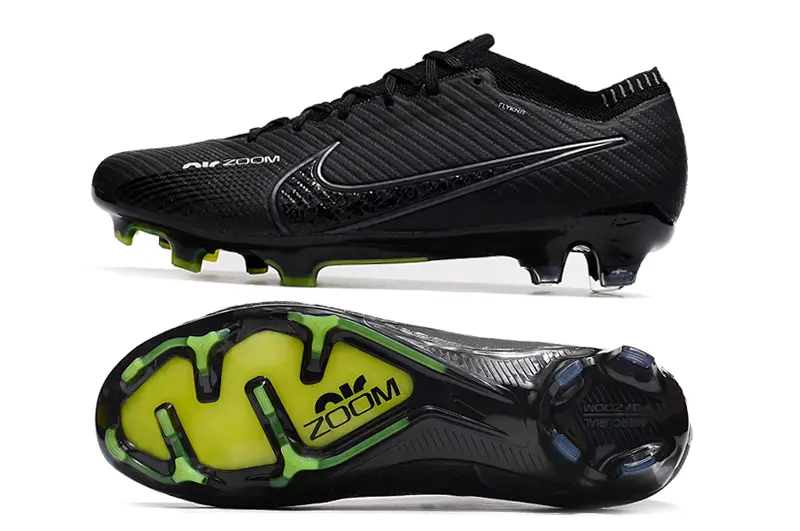 Nike Air Zoom Mercurial Vapor 15 Elite FG - Black/Lime Green/Metallic Silver