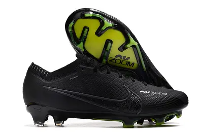 Nike Air Zoom Mercurial Vapor 15 Elite FG - Black/Lime Green/Metallic Silver