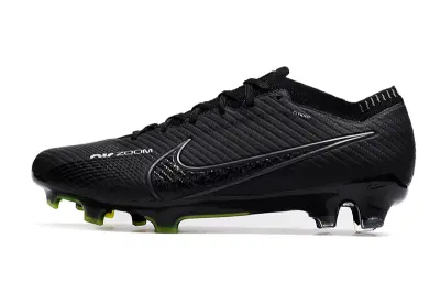 Nike Air Zoom Mercurial Vapor 15 Elite FG - Black/Lime Green/Metallic Silver