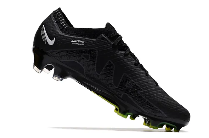 Nike Air Zoom Mercurial Vapor 15 Elite FG - Black/Lime Green/Metallic Silver