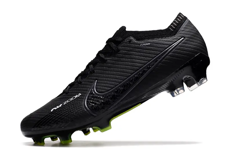 Nike Air Zoom Mercurial Vapor 15 Elite FG - Black/Lime Green/Metallic Silver