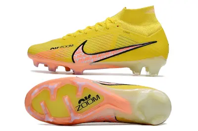 Nike Air Zoom Mercurial Superfly 9 Elite FG - Yellow/Vibrant Yellow/Peach Glow