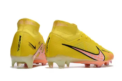 Nike Air Zoom Mercurial Superfly 9 Elite FG - Yellow/Vibrant Yellow/Peach Glow