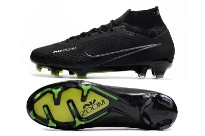 Nike Air Zoom Mercurial Superfly 9 Elite FG - Black/Electric Green/Graphite Grey