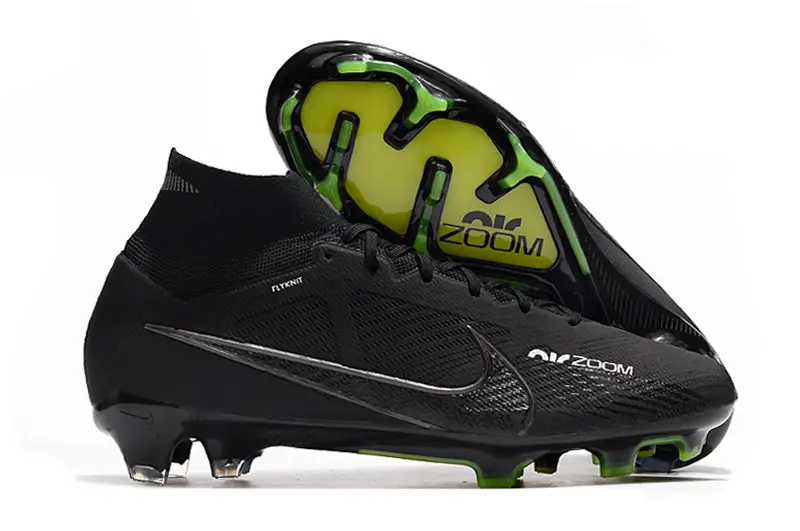Nike Air Zoom Mercurial Superfly 9 Elite FG - Black/Electric Green/Graphite Grey