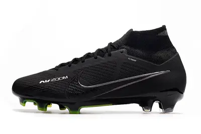 Nike Air Zoom Mercurial Superfly 9 Elite FG - Black/Electric Green/Graphite Grey