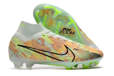 Nike Air Zoom Mercurial Superfly 9 Elite FG - Yellow/Neon Green/Light Orange