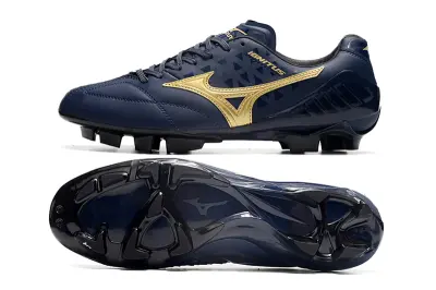 Mizuno Wave Ignitus FG - Navy/Gold Accent/Navy Blue