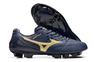 Mizuno Wave Ignitus FG - Navy/Gold Accent/Navy Blue