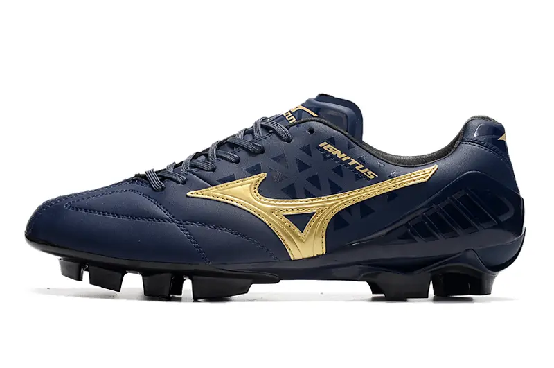 Mizuno Wave Ignitus FG - Navy/Gold Accent/Navy Blue
