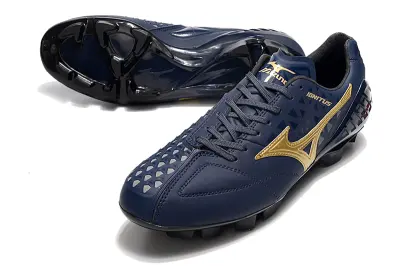 Mizuno Wave Ignitus FG - Navy/Gold Accent/Navy Blue