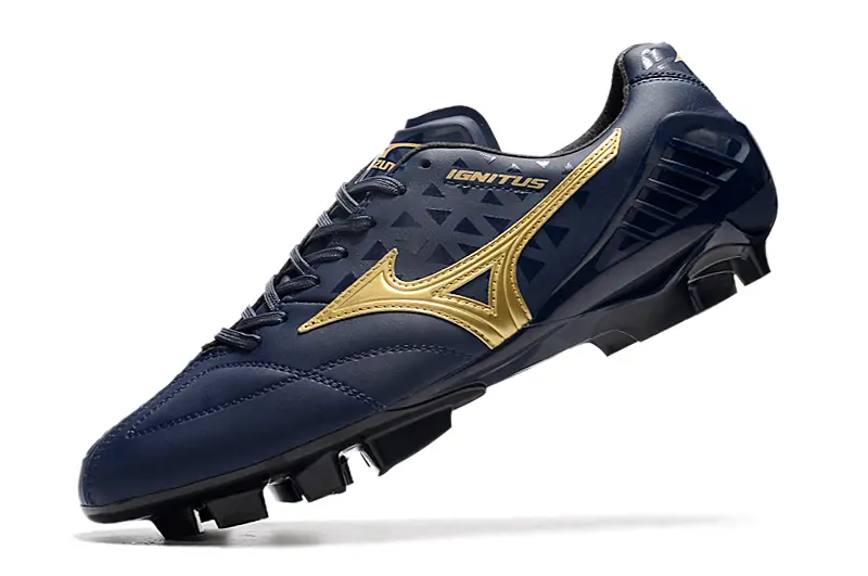 Mizuno Wave Ignitus FG - Navy/Gold Accent/Navy Blue