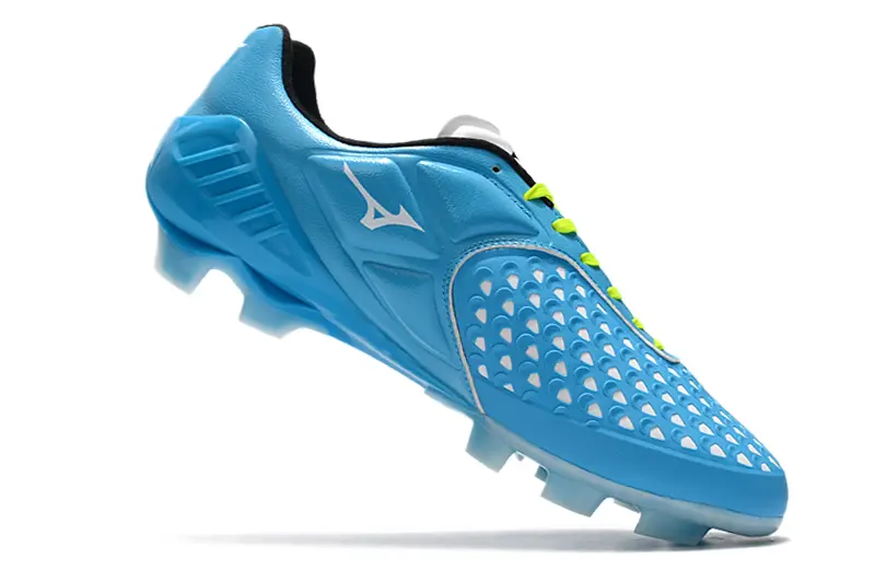 Mizuno Wave Ignitus FG - White/Electric Green/Blue Lagoon