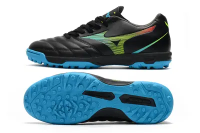 Mizuno Morelia Neo 3 TF - Black/Electric Blue/Lime Green