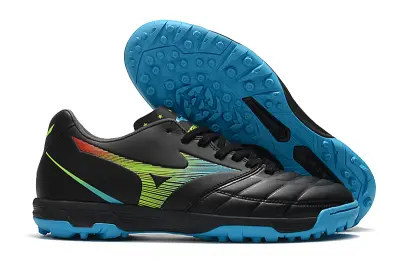 Mizuno Morelia Neo 3 TF - Black/Electric Blue/Lime Green